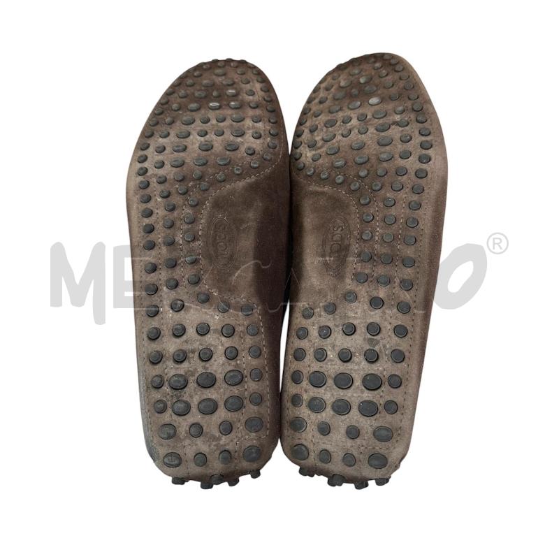 MOCASSINI PELLE UOMO TOD'S MARRONE CAMOSCIO | Mercatino dell'Usato Molfetta 4