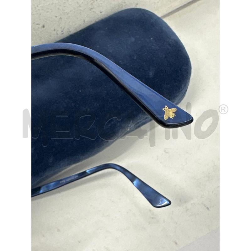 OCCHIALI DA SOLE GUCCI BLU+LENTI SOSTITUTIVE NON GRADUATE | Mercatino dell'Usato Molfetta 2