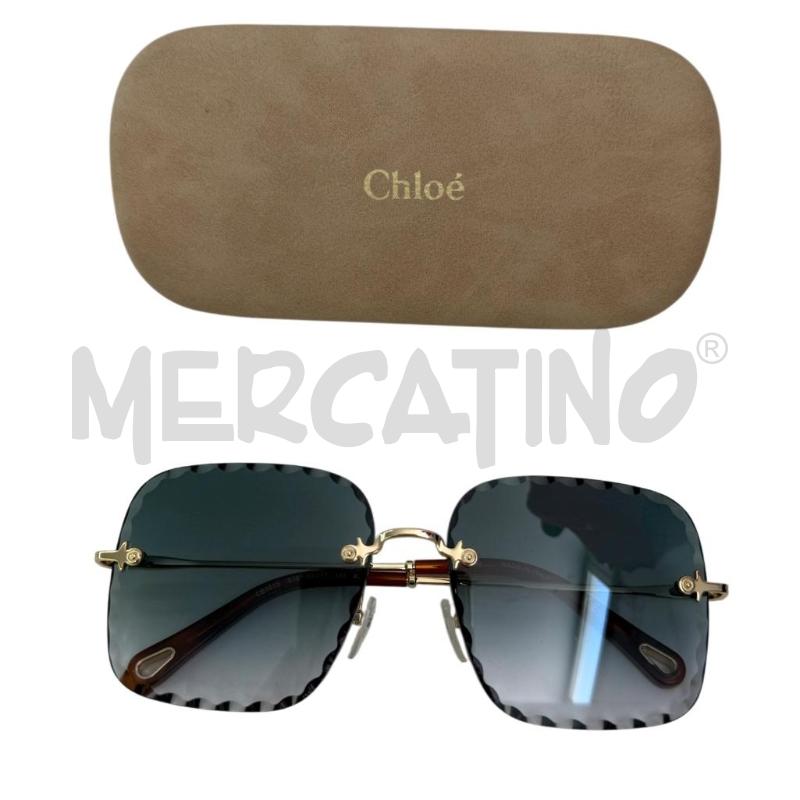 OCCHIALI DONNA CHLOE QUADRATA CELESTE | Mercatino dell'Usato Molfetta 1