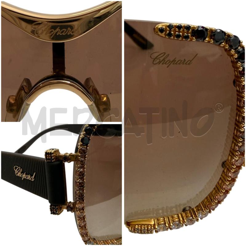 OCCHIALI DONNA CHOPARD MARRONE PROFILO STRASS | Mercatino dell'Usato Molfetta 4