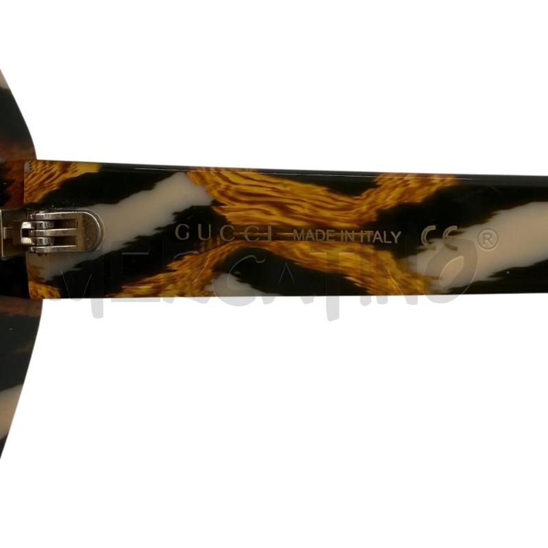 OCCHIALI DONNA GUCCI GG0772S MARRONE E PANNA  | Mercatino dell'Usato Molfetta 4