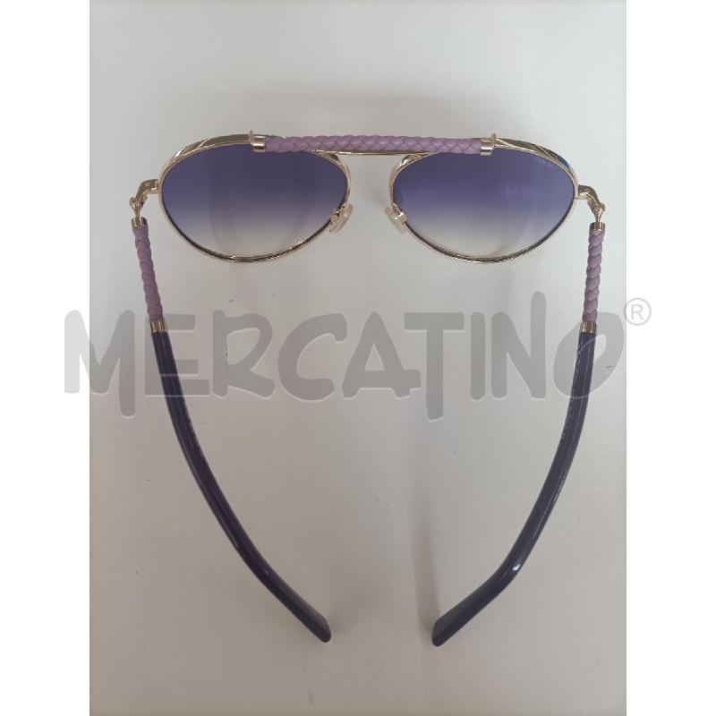 OCCHIALI DONNA TOD'S DORATI ASTE PELLE LILLA | Mercatino dell'Usato Molfetta 4
