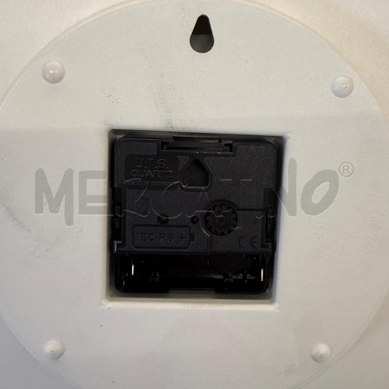 OROLOGIO BIANCO FERRO DIAMANTINI E DOMENICONI 3 FARFALLE STACCATE | Mercatino dell'Usato Molfetta 4