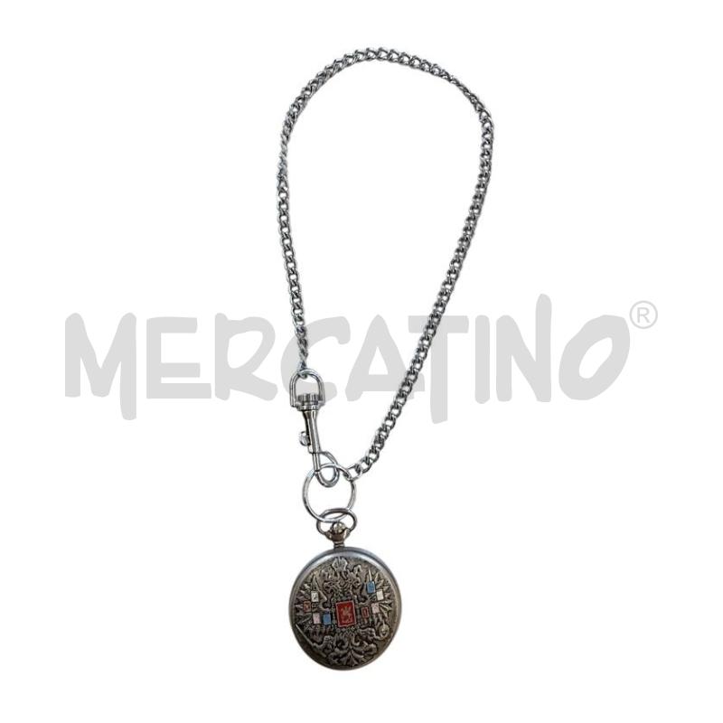 OROLOGIO DA TASCHINO STEMMA AQUILA 2 TESTE RETRO CAVALIERE  | Mercatino dell'Usato Molfetta 1
