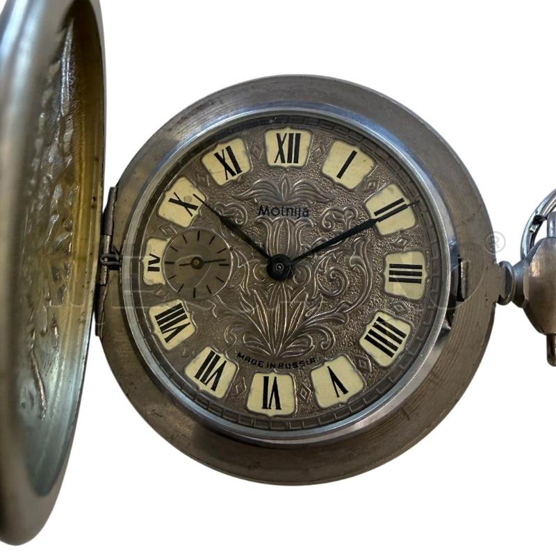 OROLOGIO DA TASCHINO STEMMA AQUILA 2 TESTE RETRO CAVALIERE  | Mercatino dell'Usato Molfetta 4
