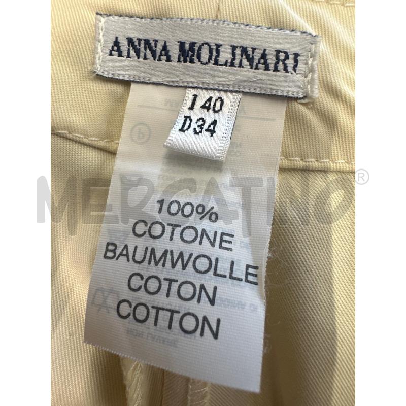 PANTALONE DONNA ANNA MOLINARI BEIGE | Mercatino dell'Usato Molfetta 4