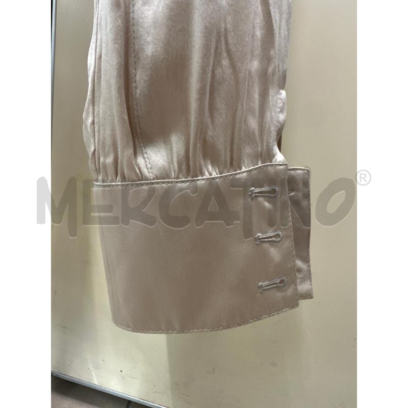 PANTALONE DONNA ATOS LOMBARDINI SETA CREMA  | Mercatino dell'Usato Molfetta 3