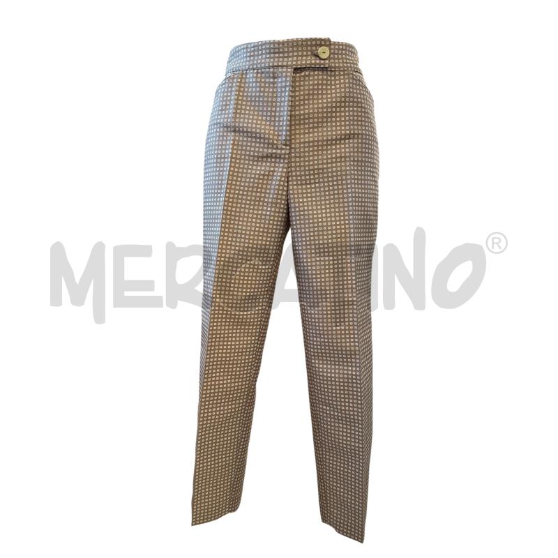 PANTALONE DONNA BLUMARINE BEIGE FANTASIA PANNA | Mercatino dell'Usato Molfetta 1