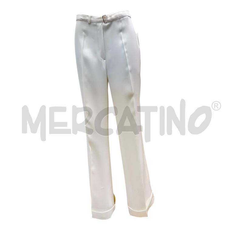PANTALONE DONNA BLUMARINE PANNA PALAZZO | Mercatino dell'Usato Molfetta 1