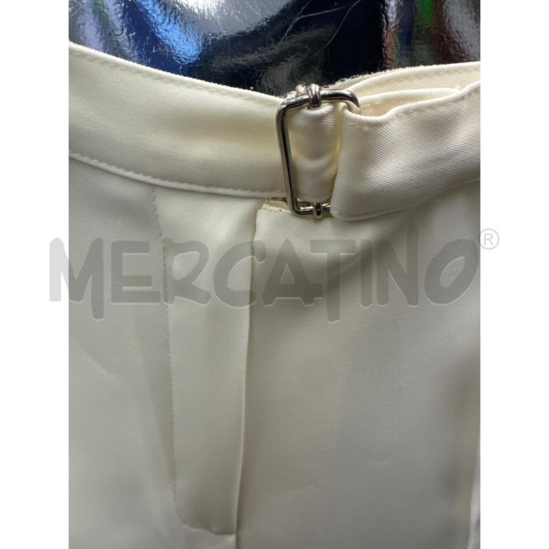 PANTALONE DONNA BLUMARINE PANNA PALAZZO | Mercatino dell'Usato Molfetta 2