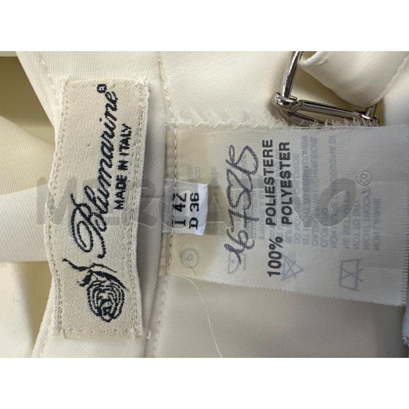 PANTALONE DONNA BLUMARINE PANNA PALAZZO | Mercatino dell'Usato Molfetta 3