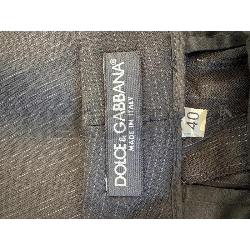PANTALONE DONNA DOLCE&GABBANA NERO GESSATO  | Mercatino dell'Usato Molfetta 3
