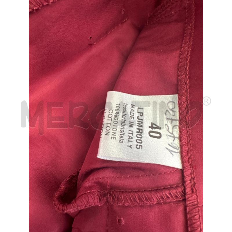 PANTALONE DONNA KAOS BORDEAUX | Mercatino dell'Usato Molfetta 4