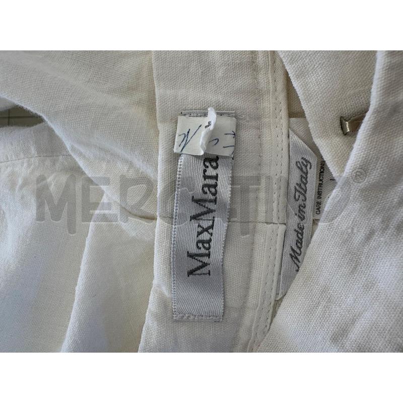 PANTALONE DONNA MAX MARA BIANCO | Mercatino dell'Usato Molfetta 3