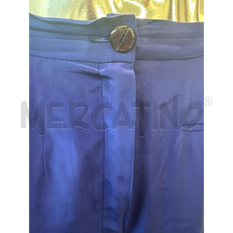 PANTALONE DONNA PANCALDI SETA BLU | Mercatino dell'Usato Molfetta 2