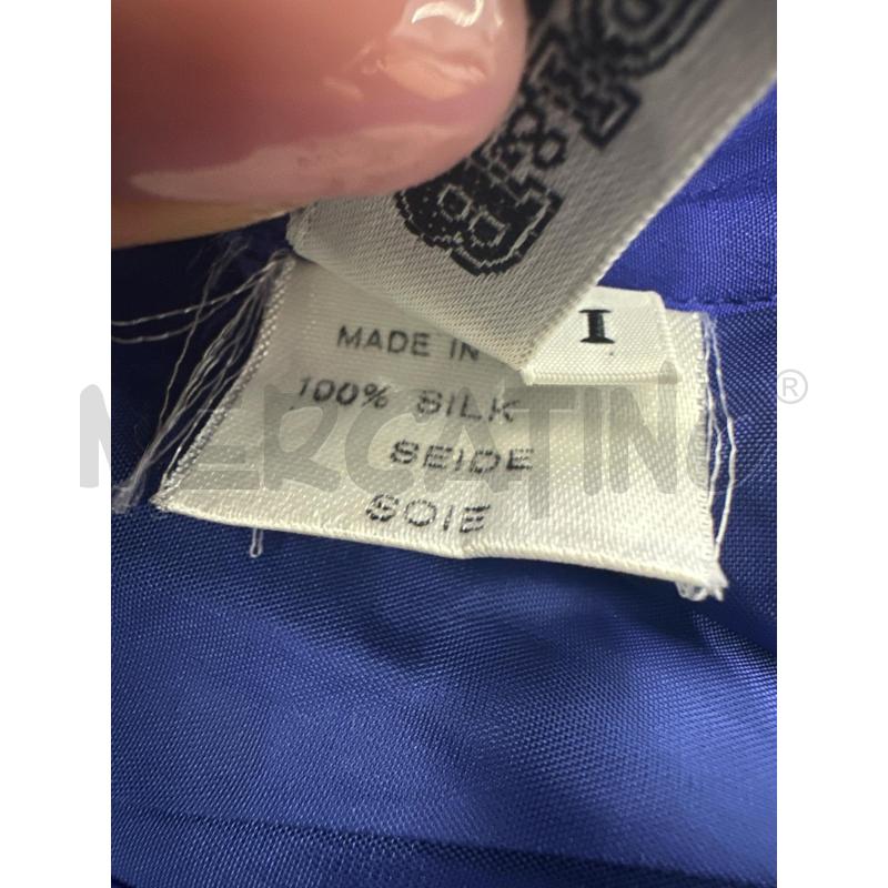 PANTALONE DONNA PANCALDI SETA BLU | Mercatino dell'Usato Molfetta 4