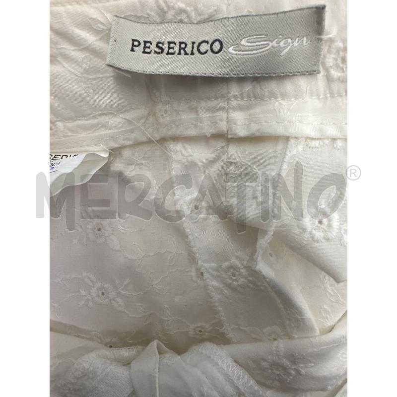 PANTALONE DONNA PESERICO BIANCO PIZZO SANGALLO | Mercatino dell'Usato Molfetta 3