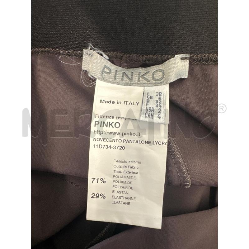 PANTALONE DONNA PINKO MARRONE  | Mercatino dell'Usato Molfetta 4