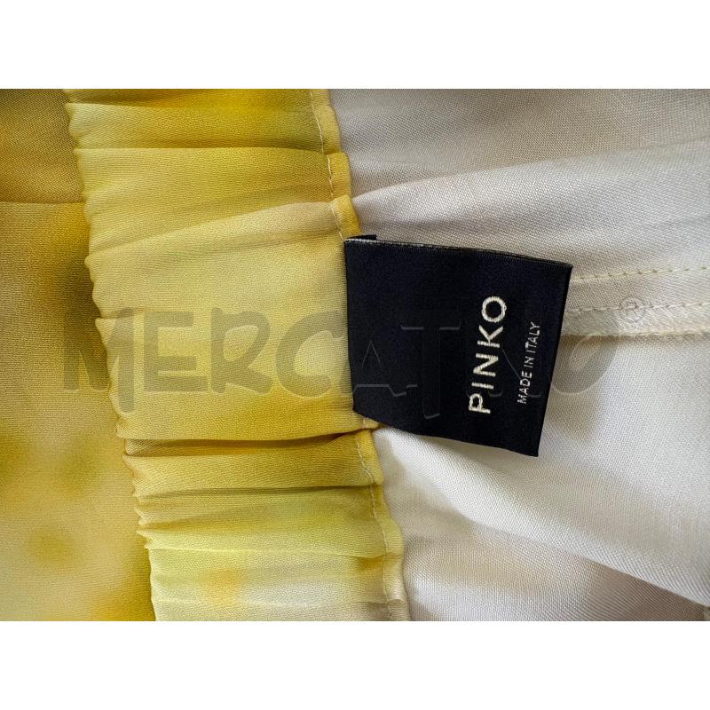 PANTALONE DONNA PINKO SFUMATO GIALLO | Mercatino dell'Usato Molfetta 4