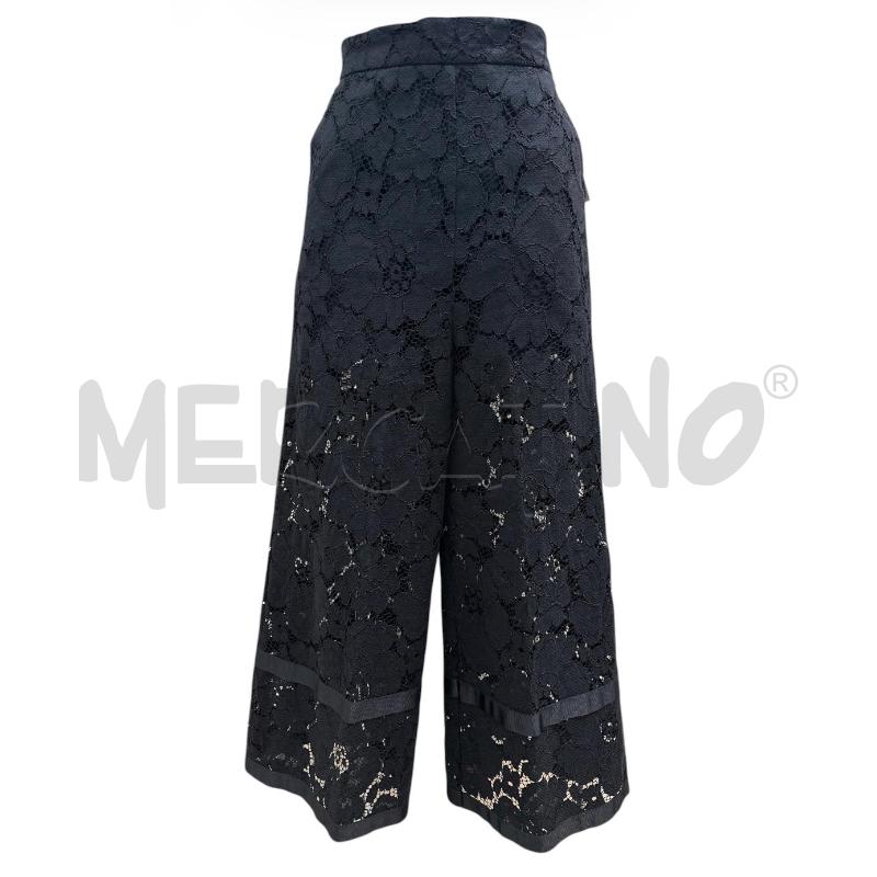 PANTALONE DONNA RUE BISQUIT NERO PIZZO | Mercatino dell'Usato Molfetta 1