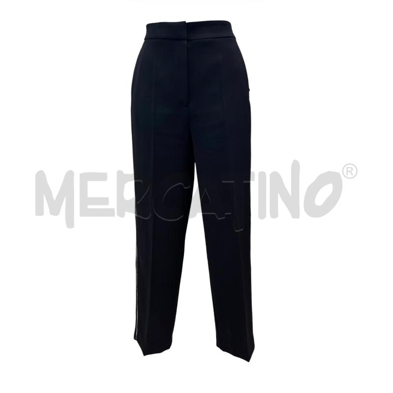 PANTALONE DONNA TOMMY HILFIGER NERO FILO ARGENTATO | Mercatino dell'Usato Molfetta 1