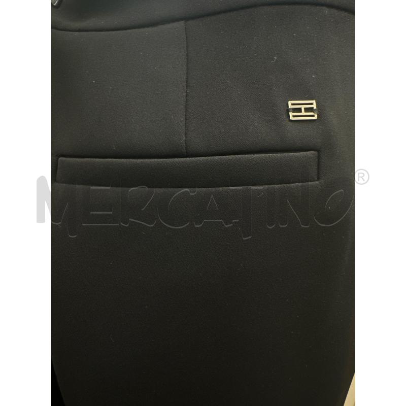 PANTALONE DONNA TOMMY HILFIGER NERO FILO ARGENTATO | Mercatino dell'Usato Molfetta 3