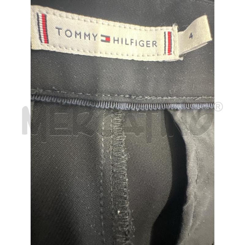 PANTALONE DONNA TOMMY HILFIGER NERO FILO ARGENTATO | Mercatino dell'Usato Molfetta 4