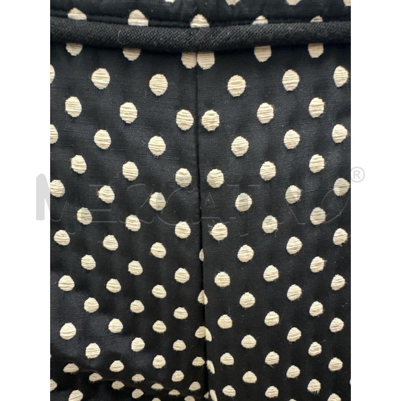 PANTALONE DONNA TWIN SET NERO POIS BIANCHI | Mercatino dell'Usato Molfetta 2