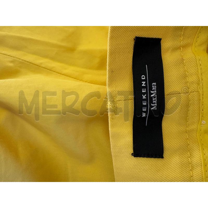 PANTALONE DONNA WEEKEND MAX MARA GIALLO | Mercatino dell'Usato Molfetta 3