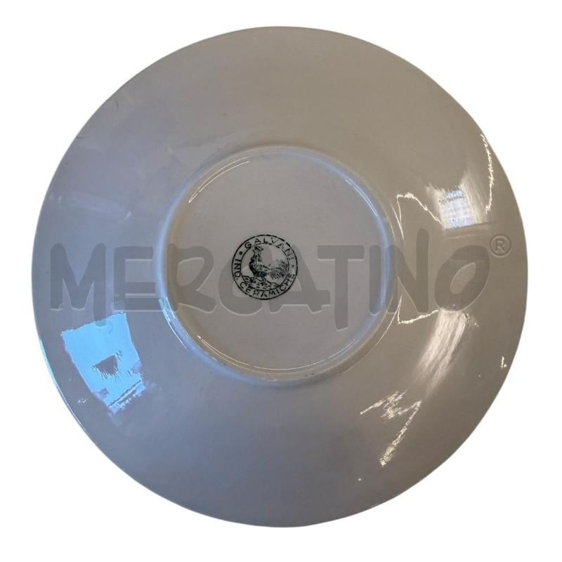 PIATTI GALVANI PZ.10 CERAMICA BN FOGLIA GIALLA | Mercatino dell'Usato Molfetta 4