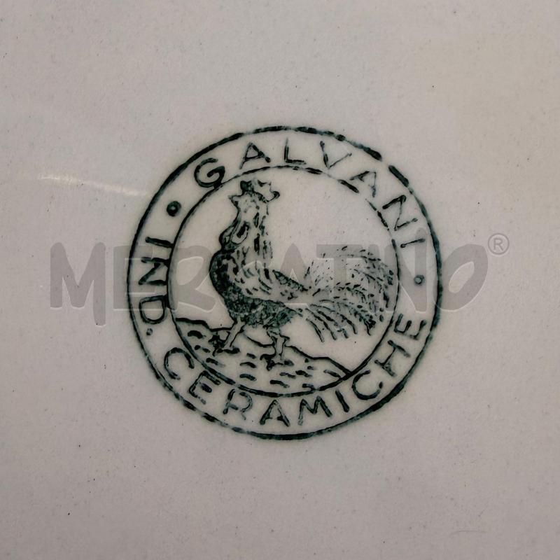 PIATTI GALVANI PZ.10 CERAMICA BN FOGLIA GIALLA | Mercatino dell'Usato Molfetta 5