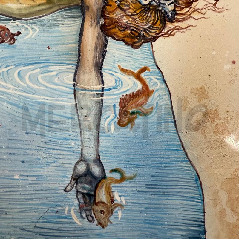 PIATTO ARTISTICO DONNA NUDA SULLA RIVA MAGARAGGIA 37.5 CM  | Mercatino dell'Usato Molfetta 4