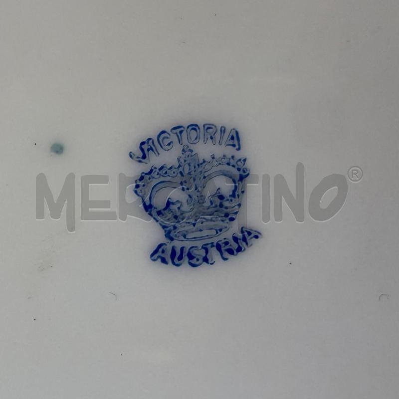 PIATTO CERAMICA D'EPOCA VICTORIA AUSTRIA DAMA CON FIORI | Mercatino dell'Usato Molfetta 5