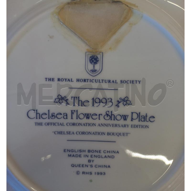 PIATTO THE ROYAL HORTICULTURAL SOCIETY THE 1993 CHELSEA FLOWER SHOW PLATE | Mercatino dell'Usato Molfetta 3