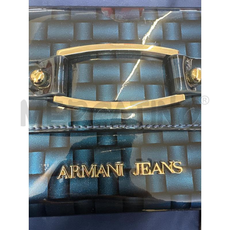 POCHETTE ARMANI JEANS BLU LUCIDO | Mercatino dell'Usato Molfetta 2