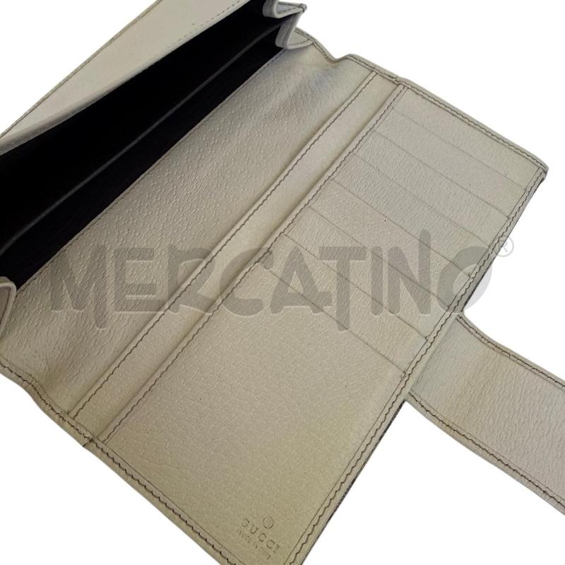 PORTA FOGLIO GUCCI DIONYSUS IN TELA MONOGRAMMA MARRONE INSERTI PANNA | Mercatino dell'Usato Molfetta 2
