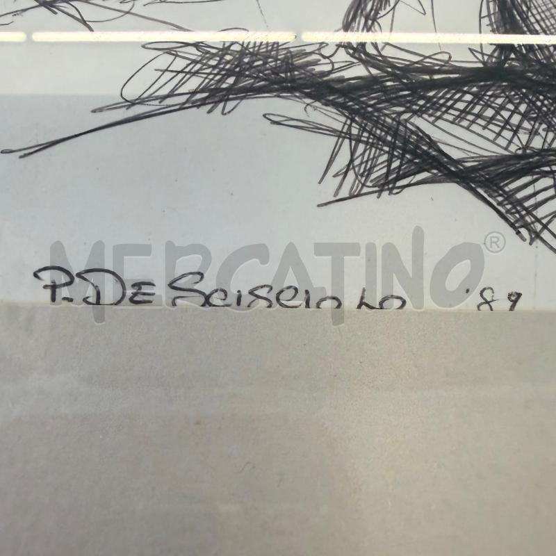 QUADRO DISEGNI DI P. DE SCISCIOLO ''IL SACRIFICIO DI ABRAMO  | Mercatino dell'Usato Molfetta 5