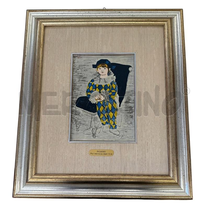 QUADRO SERIGRAFIA SU LASTRA PICASSO 99/300 | Mercatino dell'Usato Molfetta 1