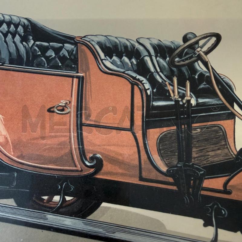 QUADRO STAMPA AUTO D'EPOCA LANCIA 1908 MODELLO DIALFA  | Mercatino dell'Usato Molfetta 4