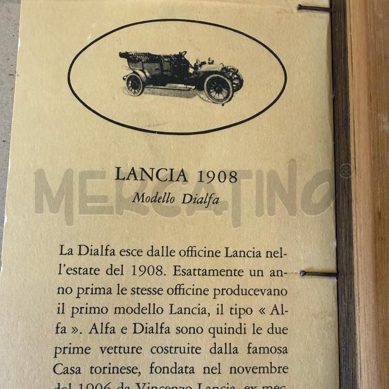 QUADRO STAMPA AUTO D'EPOCA LANCIA 1908 MODELLO DIALFA  | Mercatino dell'Usato Molfetta 5