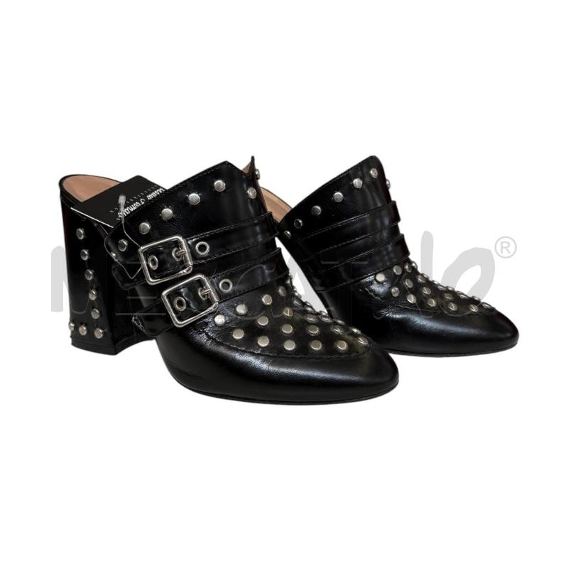 SABOT TWINSET NERO BORCHIE | Mercatino dell'Usato Molfetta 2