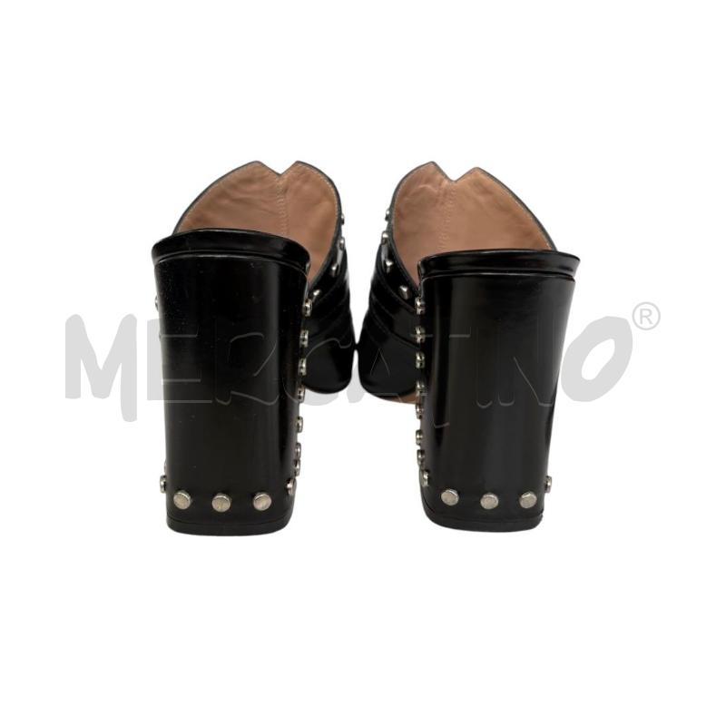 SABOT TWINSET NERO BORCHIE | Mercatino dell'Usato Molfetta 4