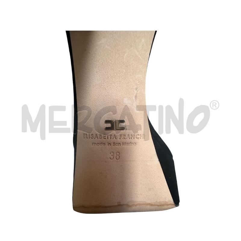 SANDALI DONNA ELISABETTA FRANCHI NERO LOGO DORATO | Mercatino dell'Usato Molfetta 4