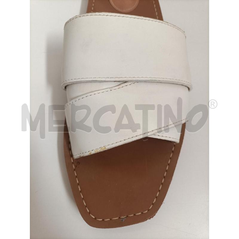 SANDALI DONNA FRATELLI ROSSETTI BIANCO INCROCIATO | Mercatino dell'Usato Molfetta 5