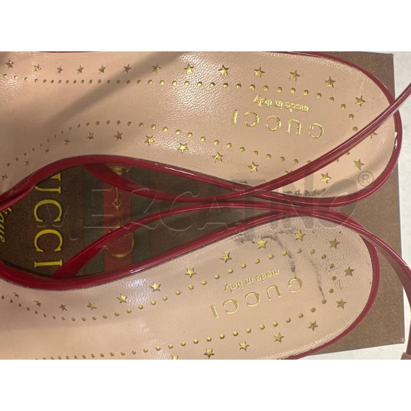 SANDALI DONNA GUCCI HIBISCUS RED | Mercatino dell'Usato Molfetta 4
