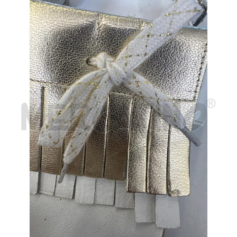 SANDALI DONNA TWINSET BIANCO FRANGIA DORATO | Mercatino dell'Usato Molfetta 3