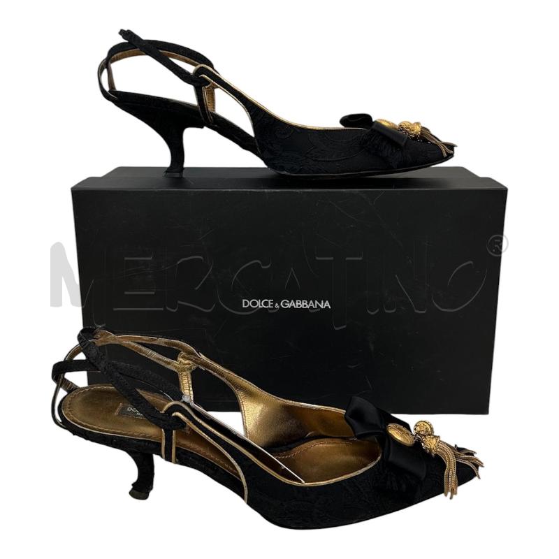 SCARPE DONNA DOLCE & GABBANA NERO  | Mercatino dell'Usato Molfetta 2