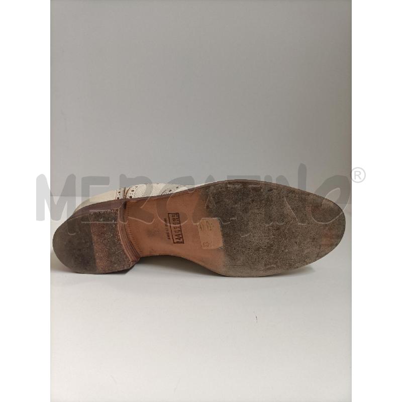 SCARPE DONNA FRATELLI ROSSETTI PANNA E MARRONE ALLACCIATE | Mercatino dell'Usato Molfetta 4