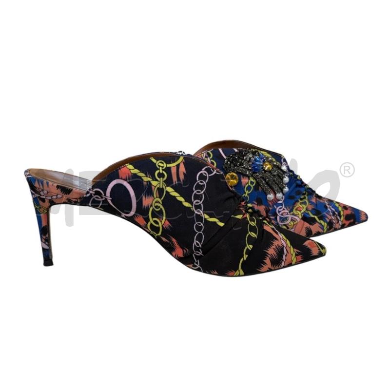 SCARPE DONNA KURT GEIGER BLU NERO STRASS PUNTA | Mercatino dell'Usato Molfetta 2