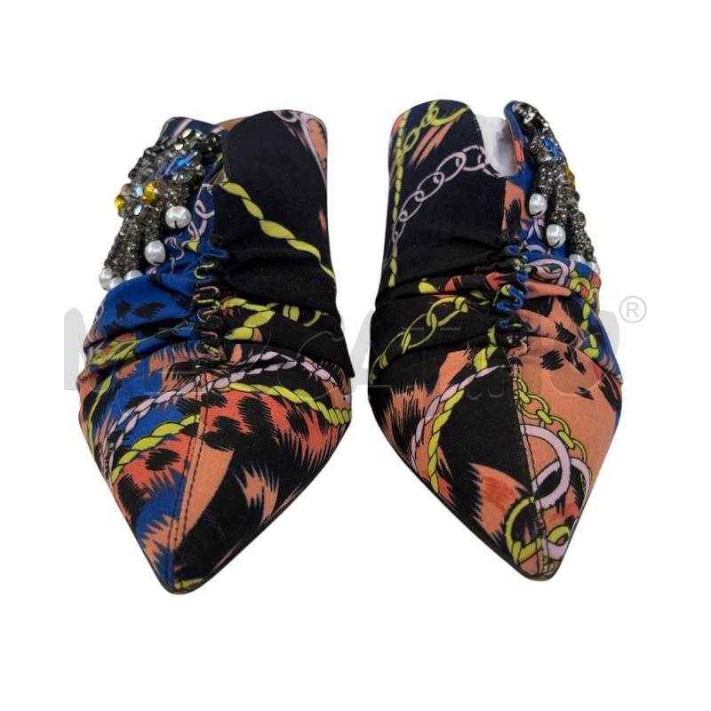 SCARPE DONNA KURT GEIGER BLU NERO STRASS PUNTA | Mercatino dell'Usato Molfetta 3